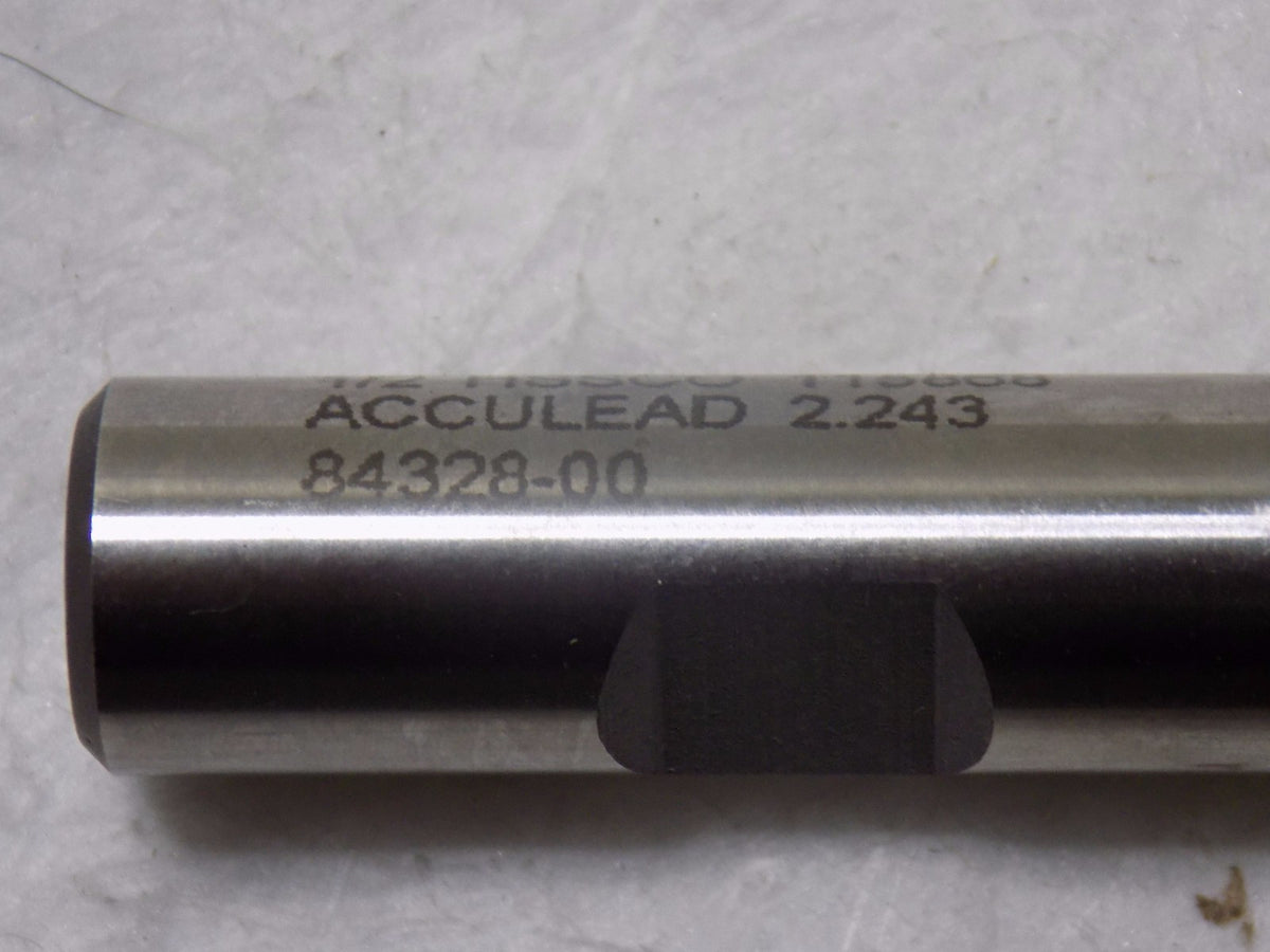 Brubaker HSSCO Ball End Mill 4Fl Ctr Cut 0.5" x 0.5"SHK x 1.25"LOC QTY 2 84328