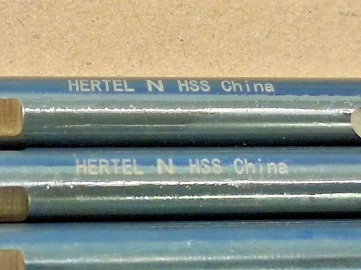 Hertel HSS Jobber Length Drill Bits QTY6 Letter N Dia 137 Deg H95006213