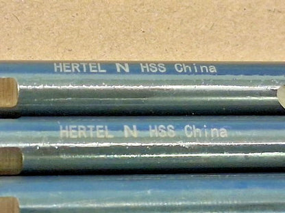 Hertel HSS Jobber Length Drill Bits QTY6 Letter N Dia 137 Deg H95006213