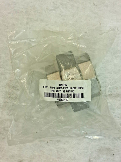 Pro 304 Stainless Steel Pipe Union 1-1/2" 45269107