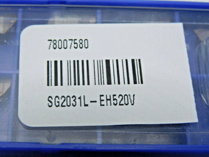 Sumitomo Carbide Grooving Inserts TiAlN SG2031L-EH520V Qty 10 U102046