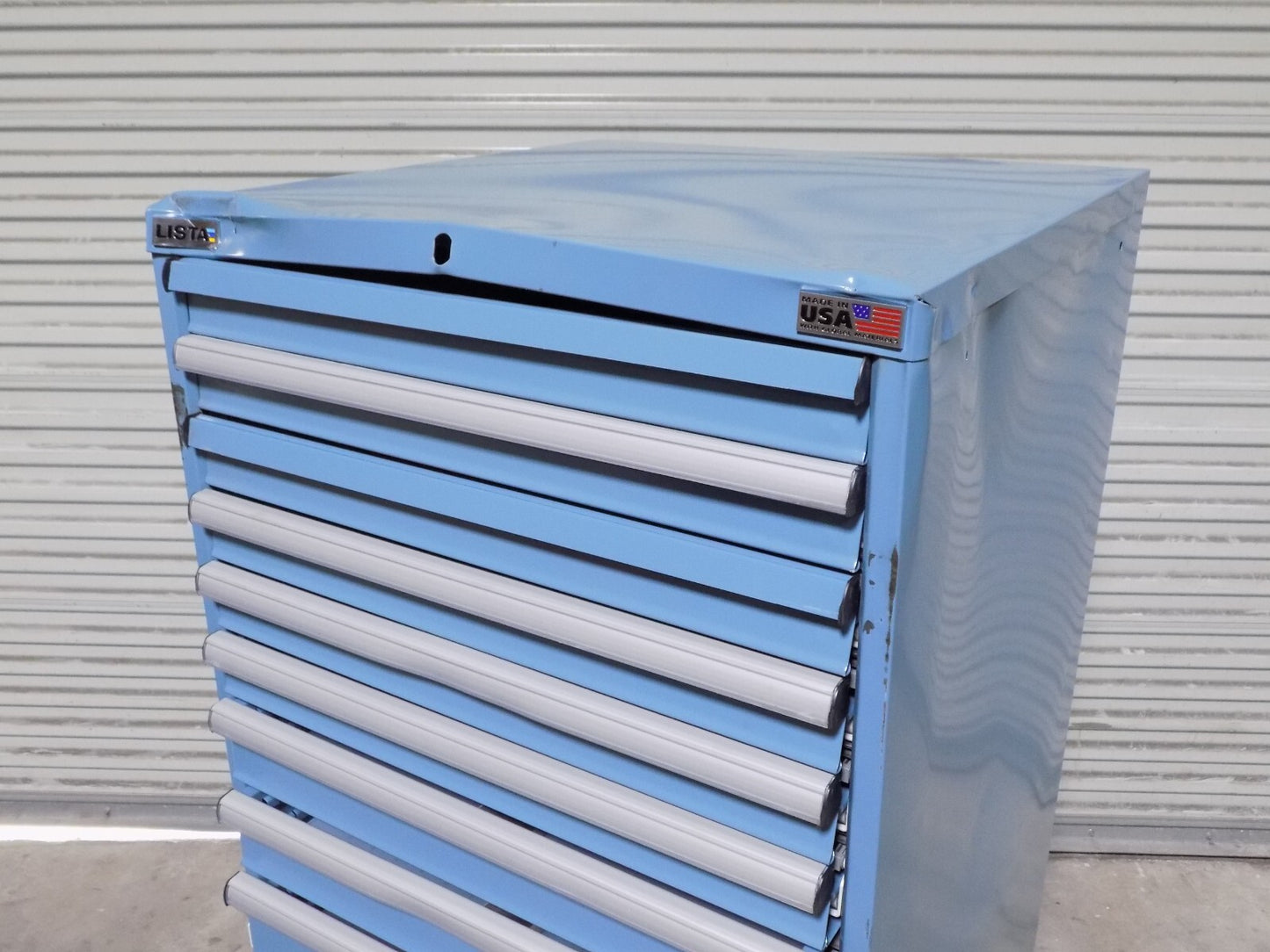 Lista Steel Blue Modular Storage Cabinet 12 Drawer 59 x 28 x 28 Parts / Repair