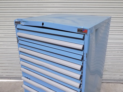 Lista Steel Blue Modular Storage Cabinet 12 Drawer 59 x 28 x 28 Parts / Repair