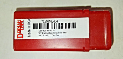 Dorian Tool Indexable Chamfer & Angle End Mill C60-100-TP3-075 73310165404