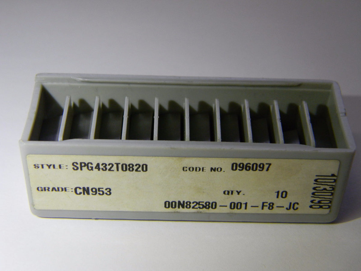 RTW Ceramic Turning Milling Indexable Inserts SPG432T0820 Grade CN953 QTY  10