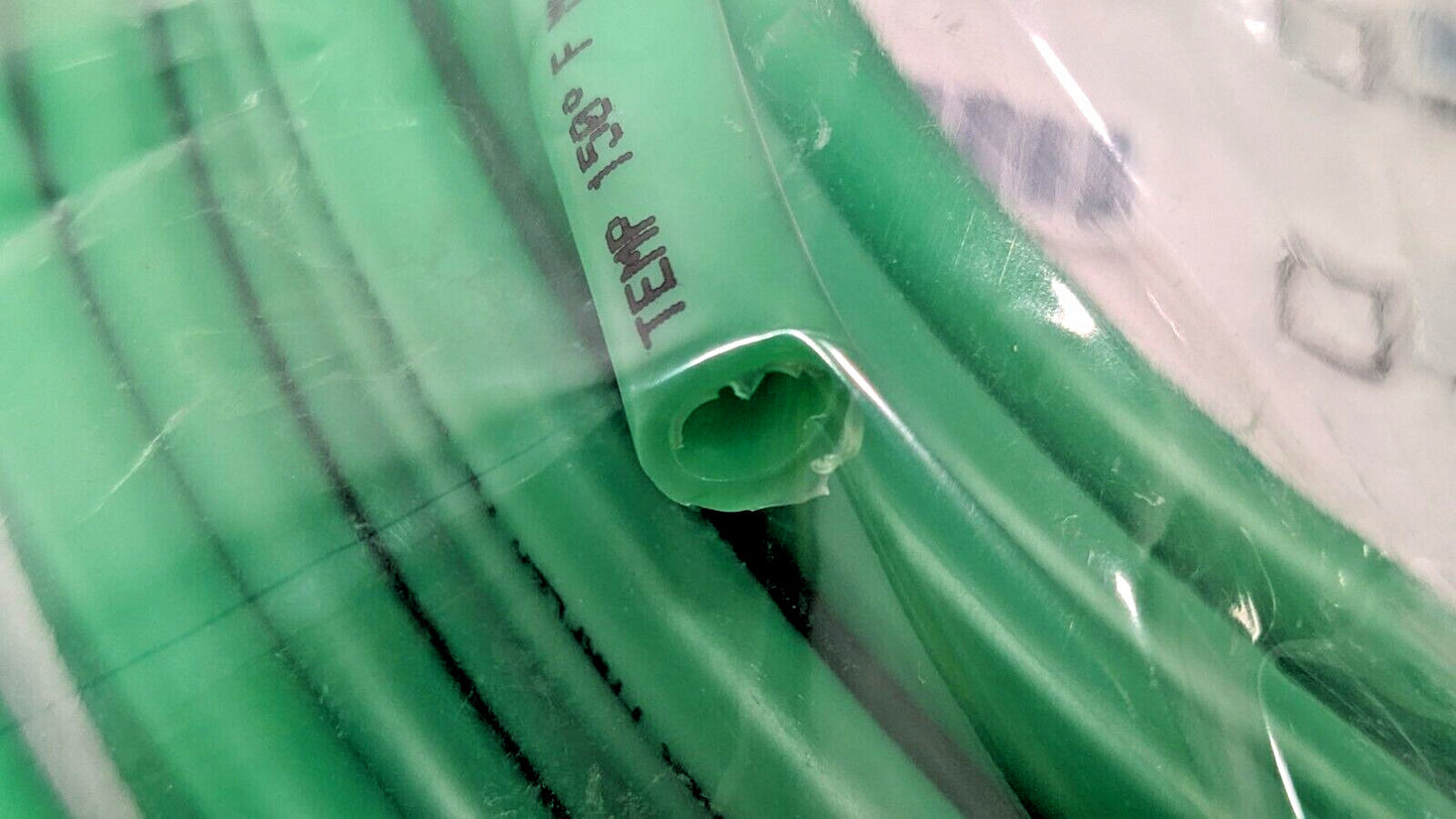 Parker Green Polyethylene Tubing 3/8" X .062 Wall 125PSI QTY 100 Ft E-64-G-