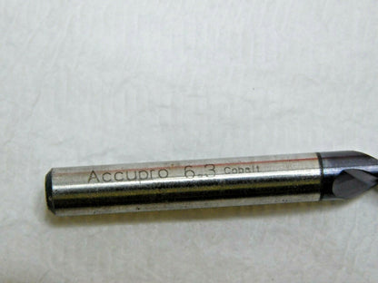 Accupro Cobalt Parabolic Jobber Drills RH TiAlN 6.30mm 130º Qty 5 05926951