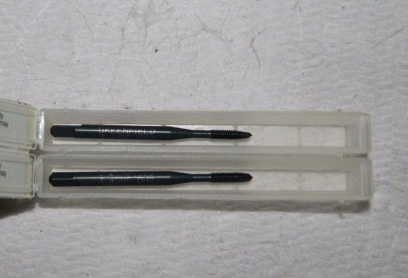 Widia Spiral Point Taps  #4-48 UNF 2F H2 Nitride/Oxide HSS  QTY 2 85506