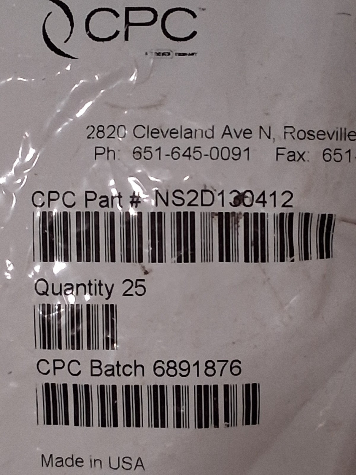 CPC Colder Products Non spill Quick Disconnect Coupling QTY9 NS2D130412