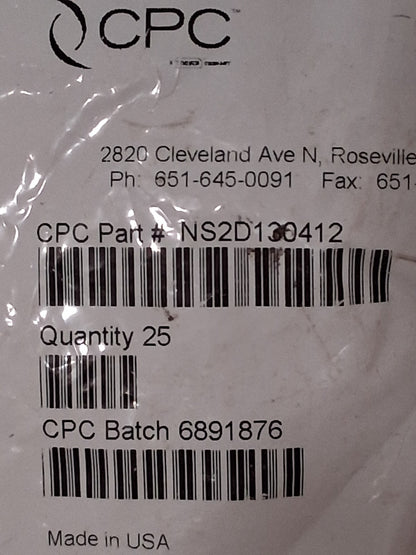 CPC Colder Products Non spill Quick Disconnect Coupling QTY9 NS2D130412