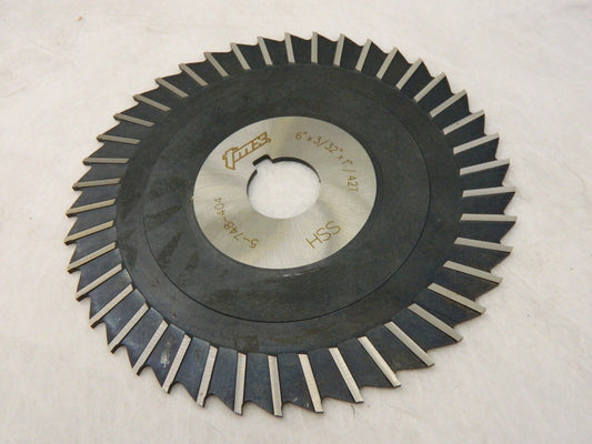 TMX 6″ Diam x 3/32″ Thick Straight Tooth Side Chip Saw 5-748-404
