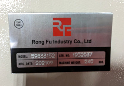 RONG FU 9" x 16" Horizontal Bandsaw  110V  1.5HP  RF-916SV  *PARTS OR