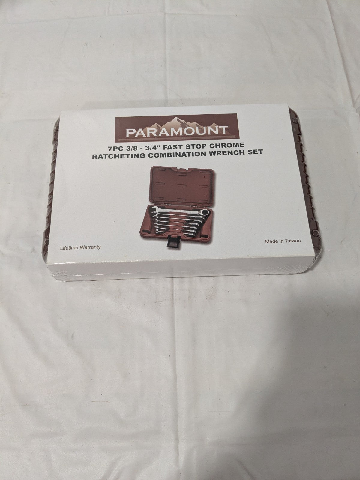 Paramount Reversible Combination Wrench Set: 7 Pc, 3/8 to 3/4" PAR-7PCSB5R-IN