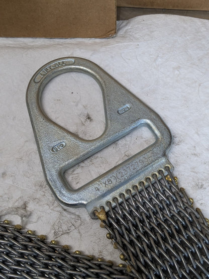 Lift-All Roughneck Wire Mesh Sling 4 Ft. x 6 In. Triangle and Choker 6T110X4