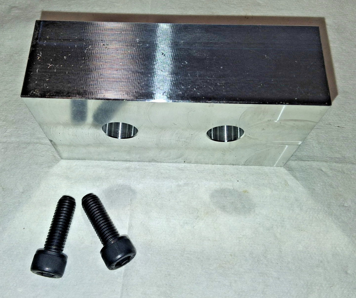 Schunk Vise Jaw Aluminum 125.00 mm W 68.00 mm H 40.00 mm T 432469