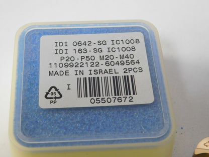 Iscar IC1008 Inserts QTY 2 05507672