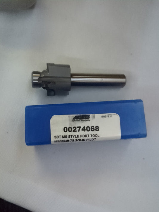 SCIENTIFIC CUTTING TOOLS Porting Tool: 1.105" Spotface Dia MS33649-7S