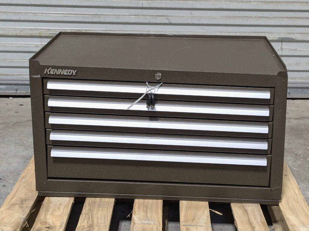 Kennedy 5 Drawer Tool Box Chest  29 x 20 x 16 Steel Brown 2805XB Scratch N Dent