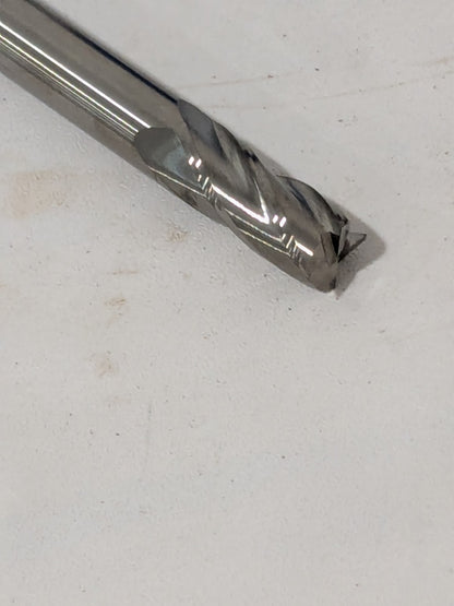 SGS Square End Mill: 9.5 mm Dia, 22 mm LOC, 4 FL 45451