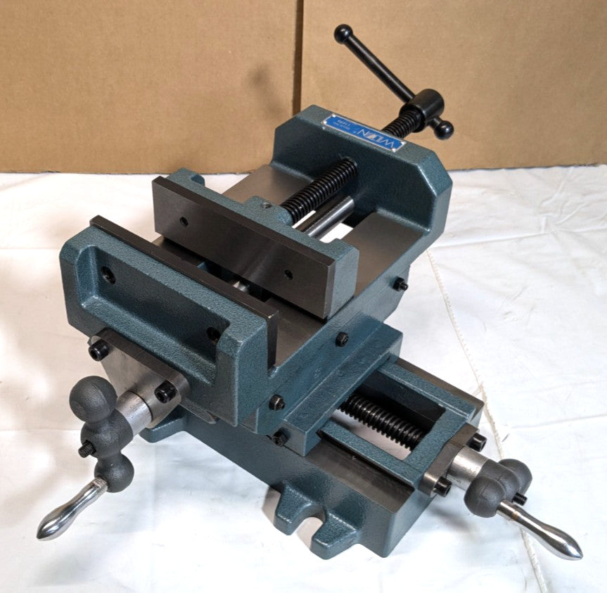 Wilton Cross Slide Drill Press Vise - 6" Jaw - 6" Opening - 7-1/4" OAH  11696