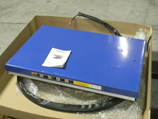 WorkSmart Electric Scissor Lift 1000 lb Cap. 36" x 24" Platform MISSIN
