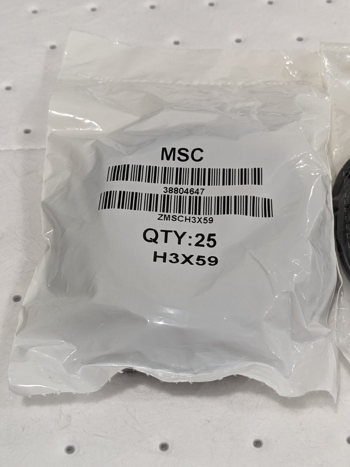 O-Ring: 65 mm OD, 59 mm ID, 3 mm Thick, Buna-N Qty 50 ZMSCH3X59