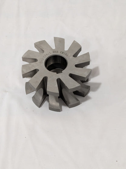 HSS Concave Radius Cutter 1"x3-1/4"x1" 10 Teeth Arbor Connection