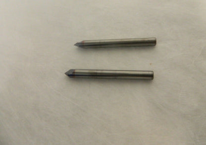 Accupro 1/4 Diam 82° 2 Flute Single End Solid Carbide Chamfer Mill Qty 2