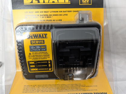 DeWALT Battery Chargers Featuring Diagnostic LED Indicators DCB115