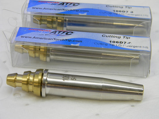 AMERICAN TORCH TIP Cutting Tip QTY 3 size 0 106D7-0