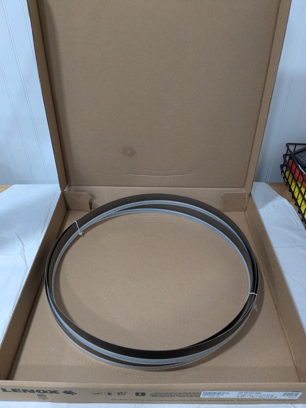 Lenox Welded Bandsaw Blade: 13' 6 Long x 1-1/4" Wide x 3 to 4 TPI 9480