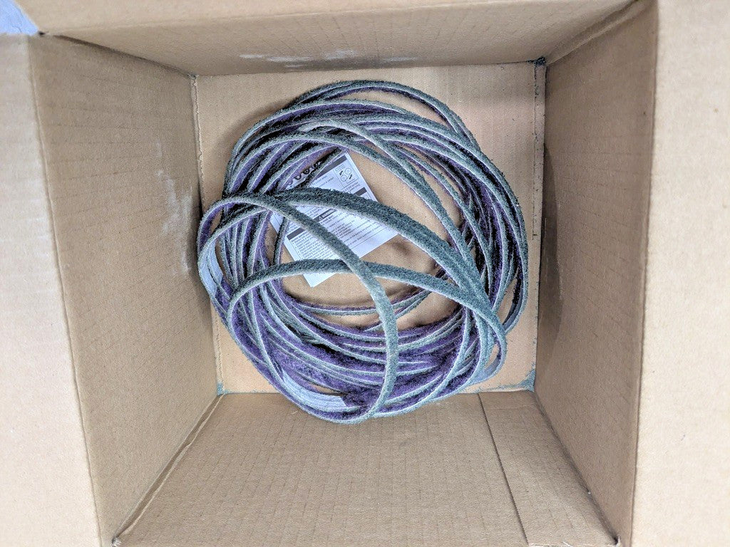 BOX OF 20 3M Scotch-Brite Durable Flex Belts 64464 AO 1/4"W x 18"L 7100033217