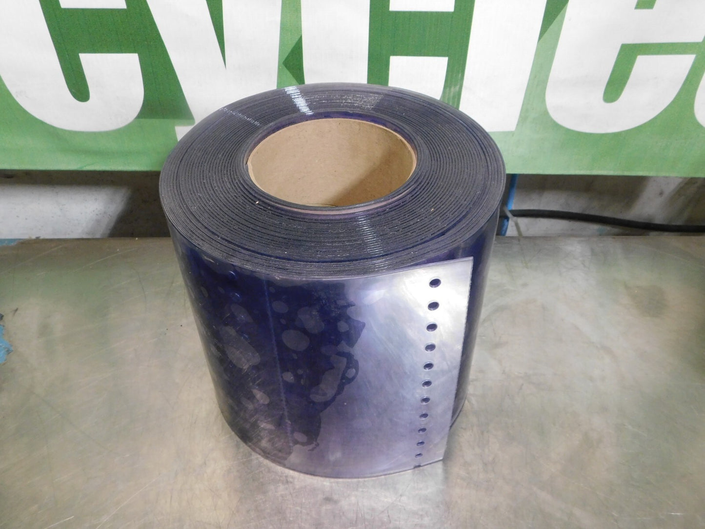 Replacement Dock Curtain Roll Clear 12" W 10' L 0.12"Thick Vinyl RAS10-12-075-10