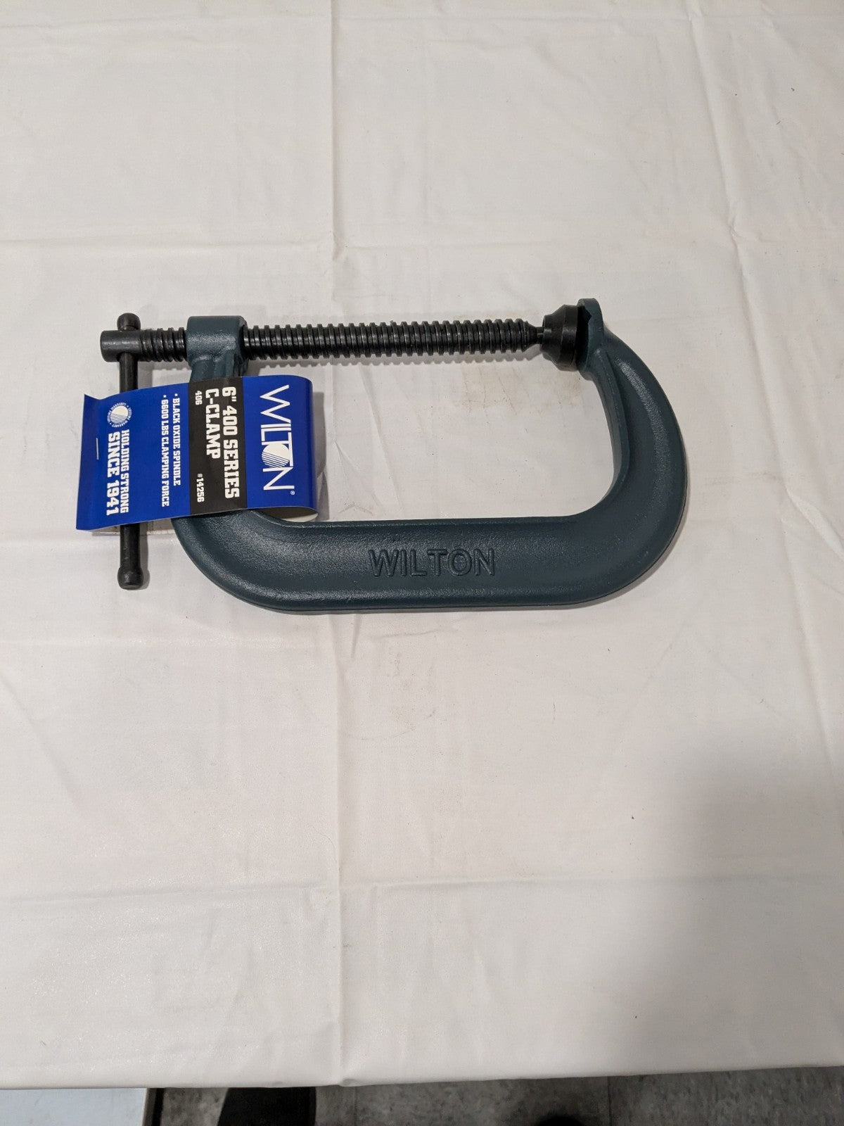 WILTON C-Clamp: 6-1/16" Max Opening, 4-1/8" Throat Depth 14256