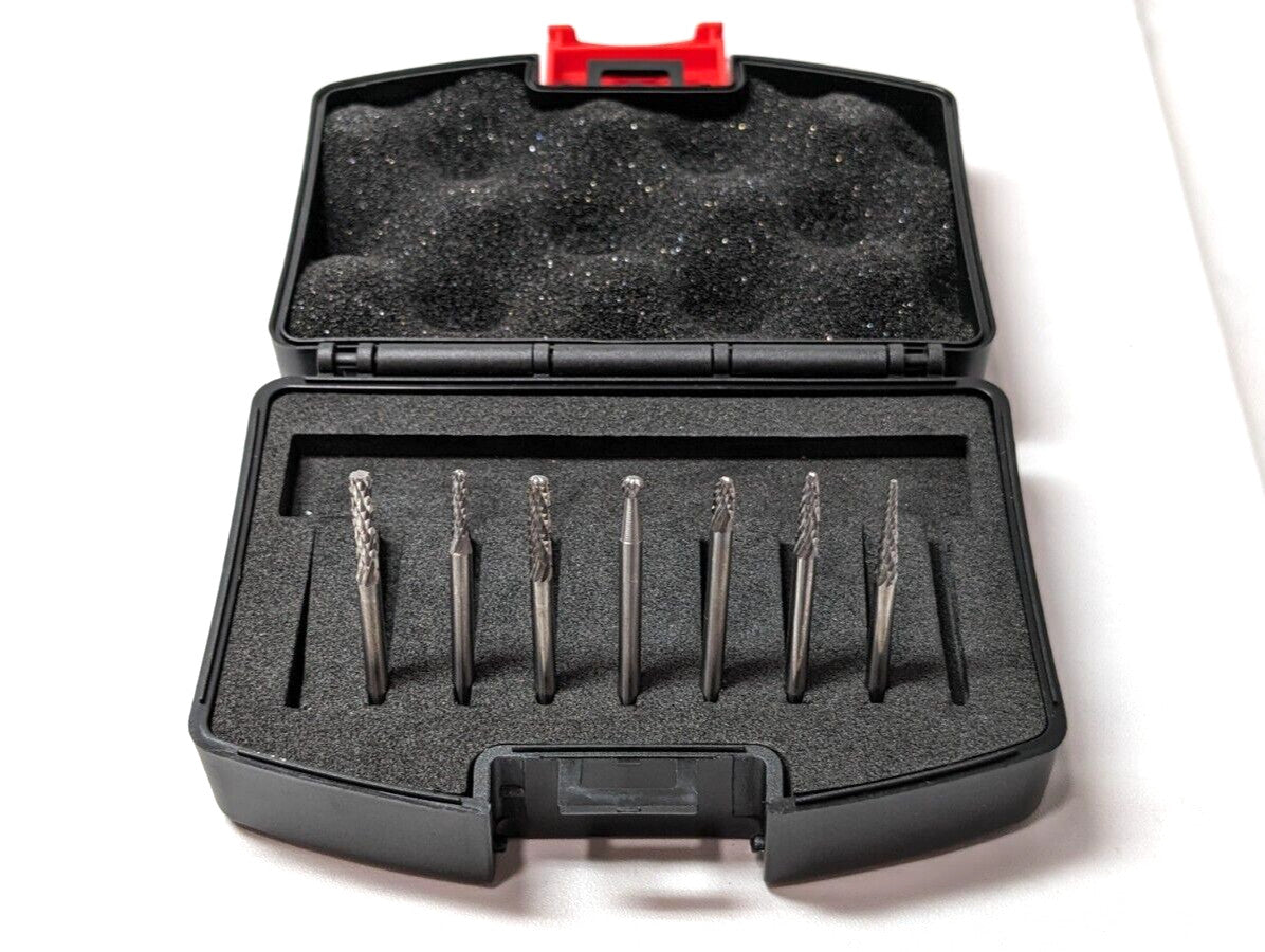 HERTEL 7pc BURR SET 18655084 INCOMPLETE SET