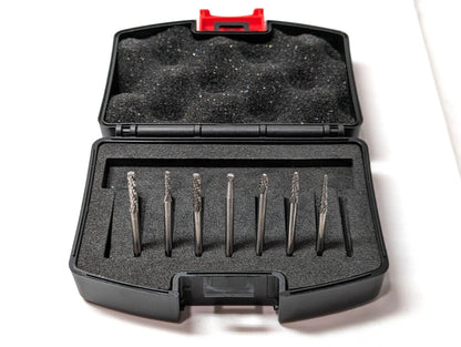 HERTEL 7pc BURR SET 18655084 INCOMPLETE SET
