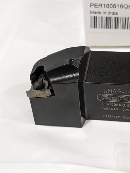 SECO Indexable Threading Toolholder: External, RH, 1 x 1" Shank 03007236