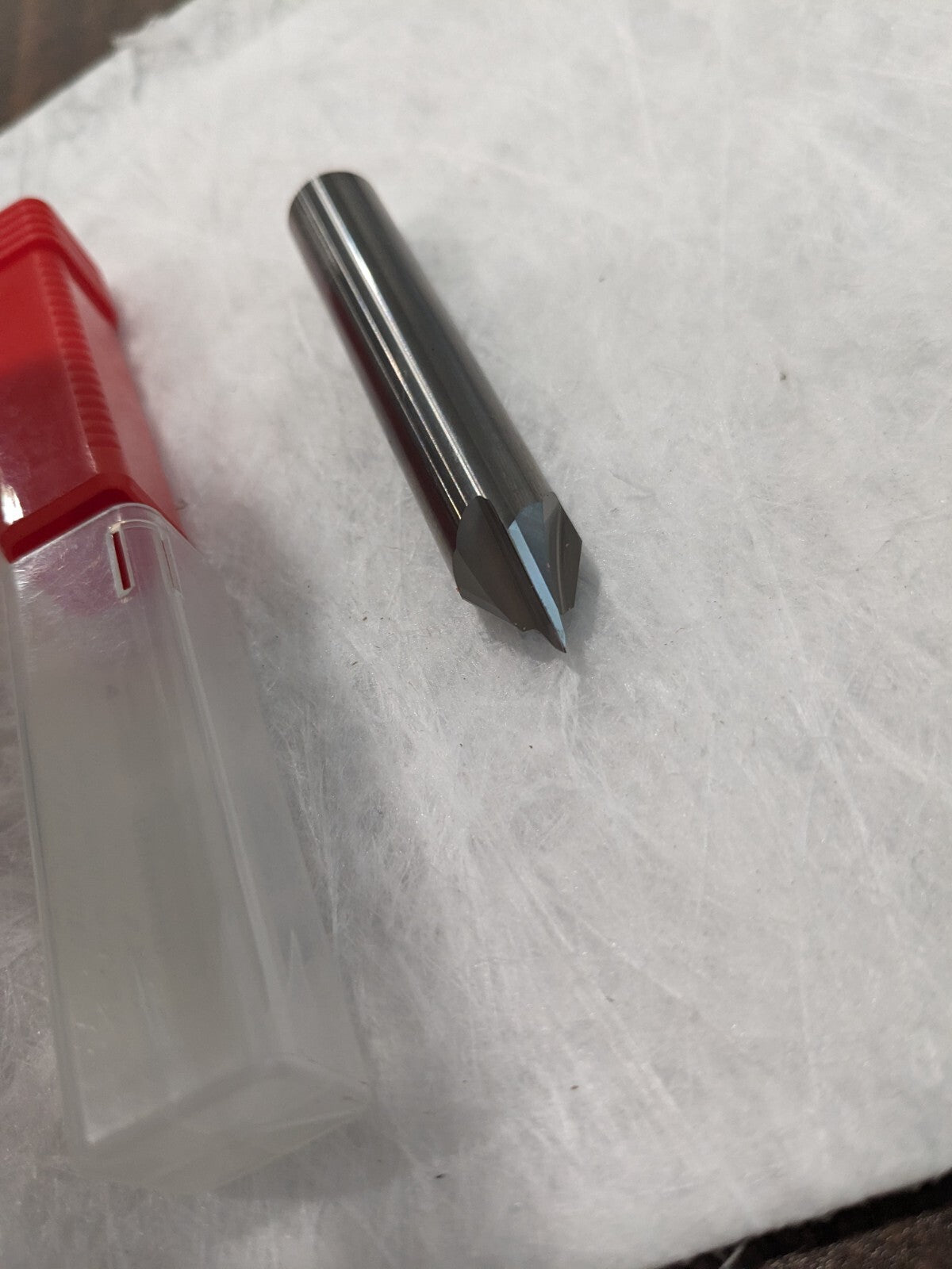 ACCUPRO Chamfer Mill: 1/2 Dia, 4 Flutes, Solid Carbide 945000060