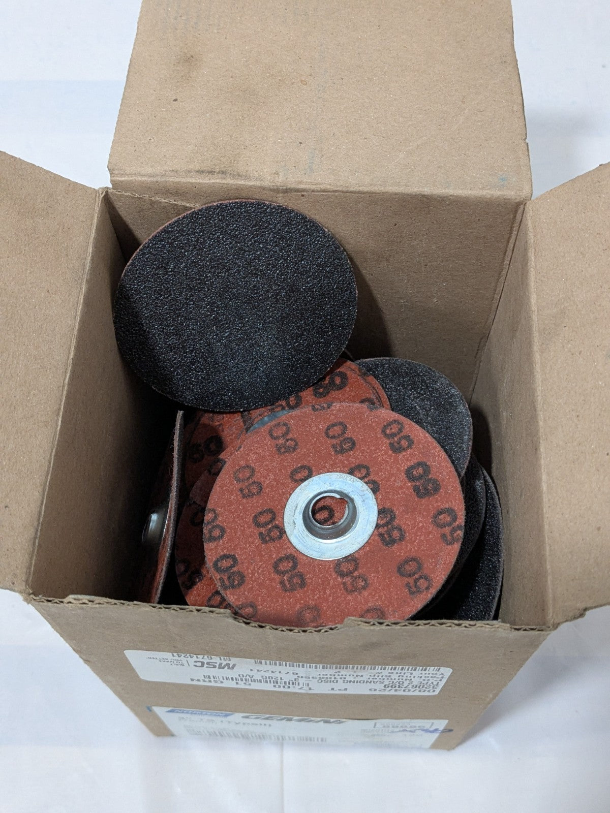 Norton Quick-Change Disc: Type S, 3" Dia, 120G, AO, Coated Qty 40 69957399656