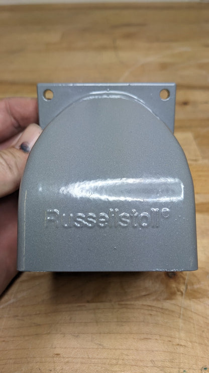 Russellstoll T &amp; B 3314 Receptacle w/ Junction Box &amp; Cap 30A 3W4P 480VAC