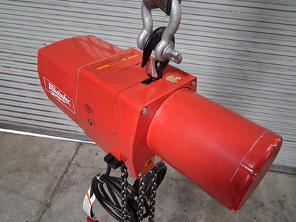 Milwaukee Electric Chain Hoist 2 Ton Cap 10 Ft Lift 115/230v 9572 Parts / Repair