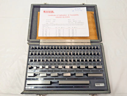 SPI 81 Piece Gage Block Set 0.05 to 4'' Range Economy Grade 30-912-0