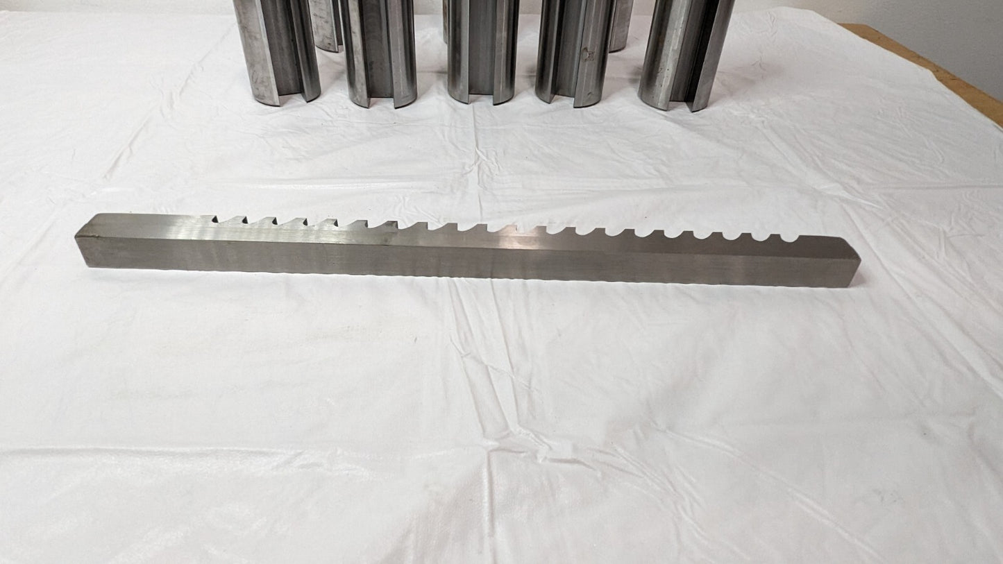 Dumont Minute Man 9 Pc Style E Keyway Broach Set 44500 INCOMPLETE
