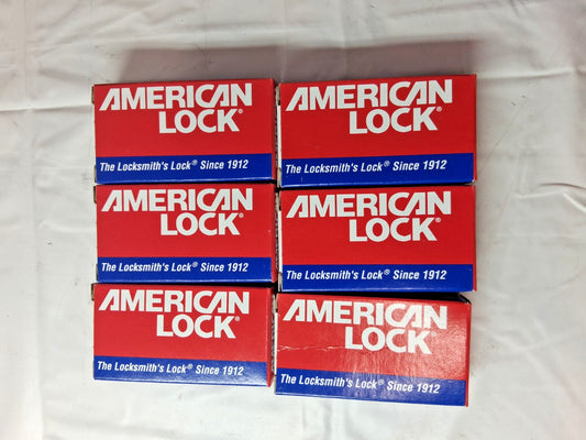 American Lock Aluminum Lockout Padlock Keyed Different QTY6 A1106BLU
