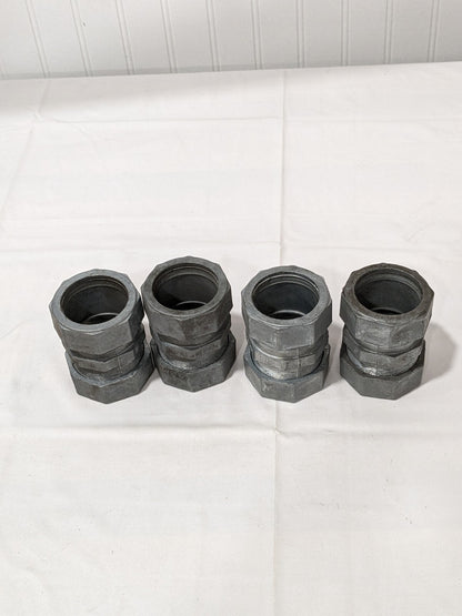 Neer 1-1/2" Die Cast Zinc EMT Gland Compression Coupling Qty 4 TC-615