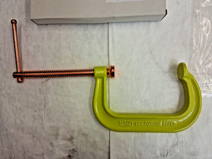 Bessey C-Clamp 6" Max Opening 4-1/8" Throat Depth CDF406CHV