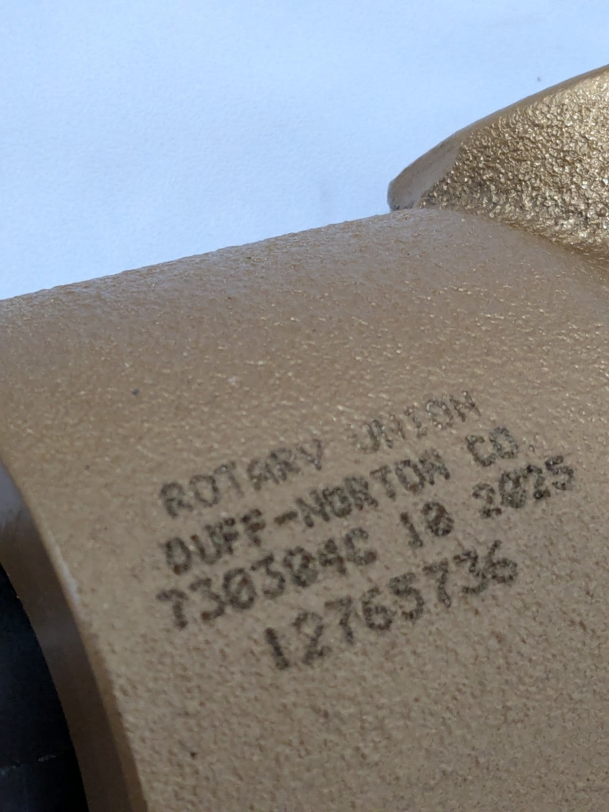 Duff-Norton Rotary Union 1 NPT Left Hand Rotor Thread, General Purpose 730304C