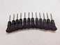 Plastic Ferrule End Brush #3 Stiff Pack of 12 Model BR3BP