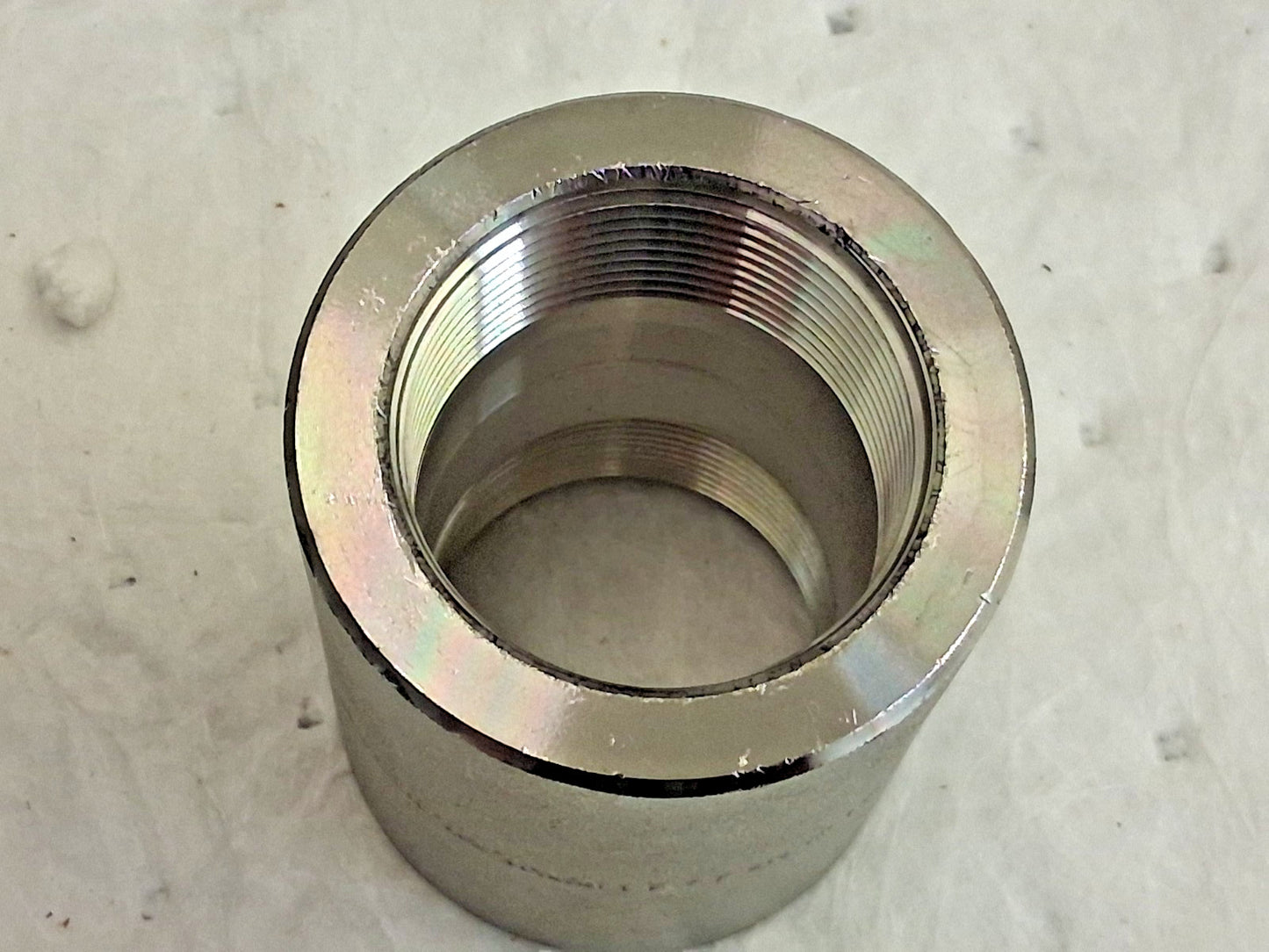 Merit Brass Pipe Coupling 1-1/2" 304 & 304L Stainless Steel 3411D-24