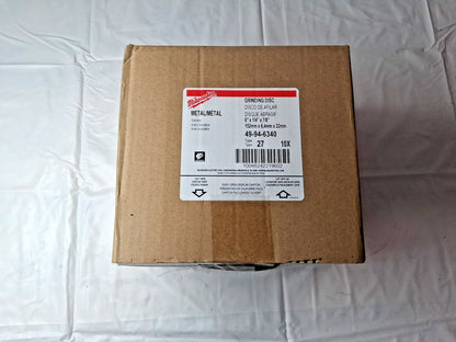 Depressed-Center Aluminum Oxide Wheel Type 27 QTY9 49-94-6340